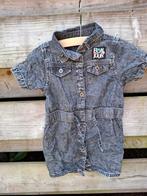 Grijs jurkje spijkerlook, Kinderen en Baby's, Babykleding | Maat 86, Ophalen of Verzenden, Zo goed als nieuw, Meisje, Jurkje of Rokje