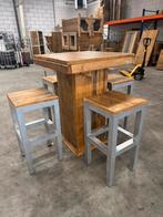 Vintage statafel 80x80 cm, Ophalen, Zo goed als nieuw