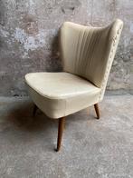 Vintage cocktail stoel / kleine fauteuil , fifties, Hout, Minder dan 75 cm, Gebruikt, Ophalen of Verzenden