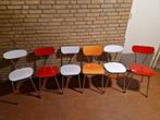 6 Vintage Formica Stoelen in Goede Staat, Ophalen, Gebruikt, Overige kleuren, Vintage