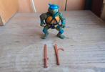 Tmnt ninja turtle leonardo figuur vintage, Ophalen of Verzenden, Gebruikt