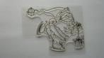Stempel: kerstman op schaatsen, Verzenden, Nieuw, Clearstamp