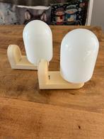 Vintage set badkamerlampen. Space age Massive wand lamp., Ophalen of Verzenden, Zo goed als nieuw, Kunststof