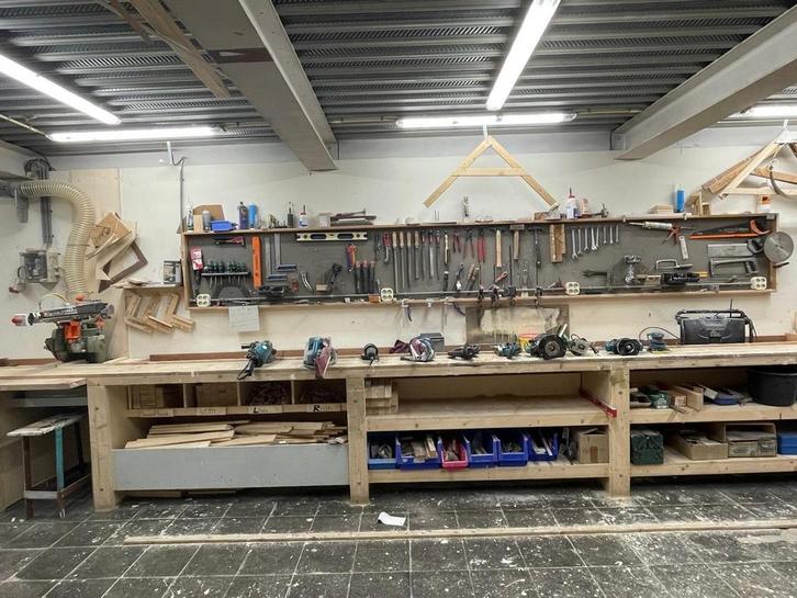 Gereedschappen uit werkplaats, Doe-het-zelf en Verbouw, Gereedschap | Zaagmachines, Gebruikt, Lintzaag, 1200 watt of meer, 70 mm of meer