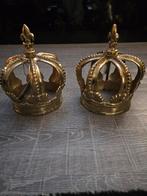 Twee gouden kronen metaal, Verzamelen, Beelden en Beeldjes, Ophalen of Verzenden, Nieuw