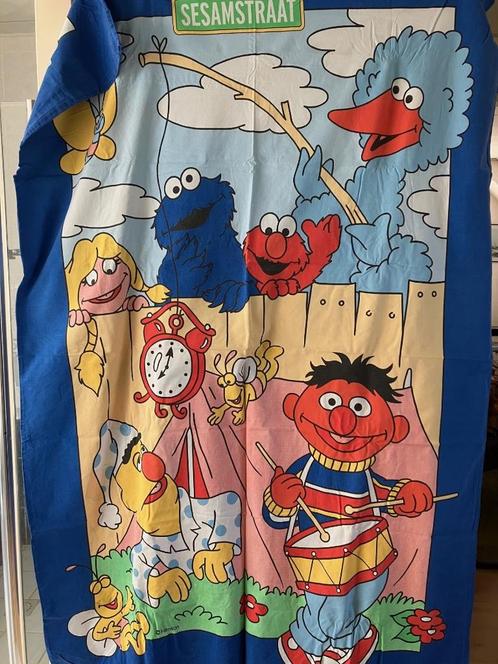Dekbedovertrek Sesamstraat, Kinderen en Baby's, Kinderkamer | Beddengoed, Gebruikt, Dekbedovertrek, Jongetje of Meisje, Ophalen of Verzenden