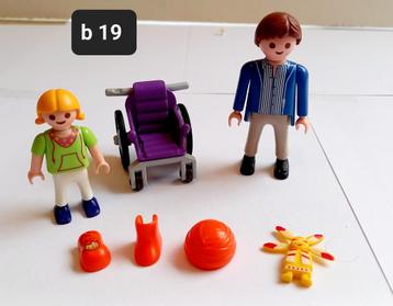 Playmobil kindje in rolstoel compleet als nieuw 