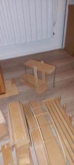 Vintage Houten Trein Set - ca. 1960, Kinderen en Baby's, Speelgoed | Houten speelgoed, Ophalen of Verzenden, Gebruikt, Duw- of Trekspeelgoed