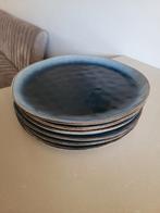 Dinerborden 6 st - 28 cm - blauw - merk: Ottawa, Huis en Inrichting, Keuken | Servies, Ophalen, Gebruikt, Overige stijlen, Bord(en)