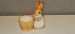 bloempotje konijn (l) € 0,25, Gebruikt, Rond, Ophalen of Verzenden, Aardewerk