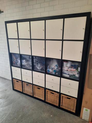Ikea opbergkast bxhxd = 184,5x185x39cm incl lades, manden beschikbaar voor biedingen