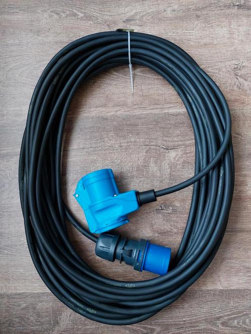 15 meter Eupen Neopreen H07RN-F 3x1,5mm2 Haakse CEE Verlengk, Caravans en Kamperen, Caravan accessoires, Nieuw, Ophalen of Verzenden