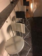 Barstoelen, Huis en Inrichting, Barkrukken, 4 krukken, Ophalen, Gebruikt, Kunststof