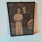 Portretfoto Prinses Juliana en prins Bernhard voor 1940, Ophalen of Verzenden, Gebruikt, Nederland, Kaart, Foto of Prent