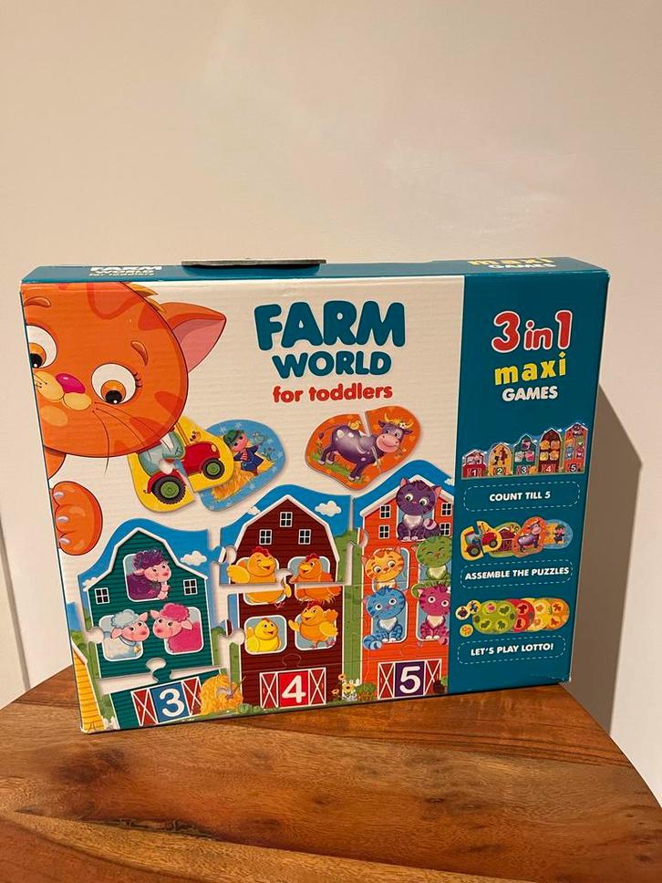 Roter Käfer 3-in-1 Maxi Spelletjes, Kinderen en Baby's, Speelgoed | Kinderpuzzels, Zo goed als nieuw, 2 tot 4 jaar, 10 tot 50 stukjes