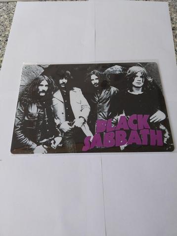 METALEN BORD  BLACK SABBATH beschikbaar voor biedingen