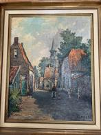 Schilderij B (Ben) Lourens - De Teut Amersfoort, Ophalen of Verzenden