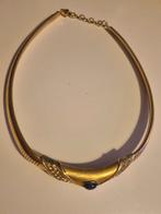 Lanvin goldplated necklace - vintage retro 80s design, Sieraden, Tassen en Uiterlijk, Kettingen, Overige materialen, Gebruikt