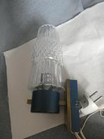 Vintage jaren 60 wandlampje persglas, Ophalen of Verzenden, Gebruikt, Glas, Vintage jaren 60