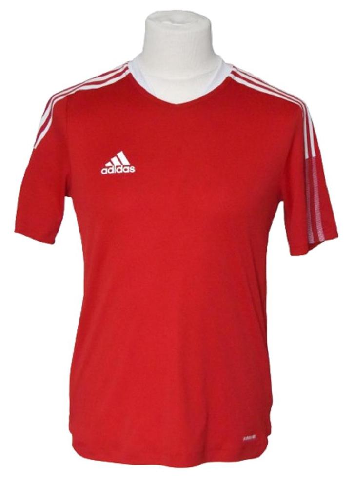 Adidas aeroready shirt, rood, Mt. 176, Kinderen en Baby's, Kinderkleding | Maat 176, Zo goed als nieuw, Jongen, Shirt of Longsleeve
