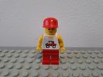 Lego Classic Town minifiguur Trucker rood (trc001), Gebruikt, Ophalen of Verzenden, Lego, Losse stenen