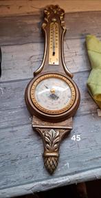 Antieke Barometer met Thermometer, Ophalen of Verzenden, Gebruikt, Barometer