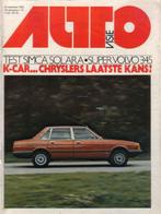 Autovisie 19 1980 : Talbot Solara - Audi Coupe - Peugeot 505, Ophalen of Verzenden, Gelezen, Algemeen