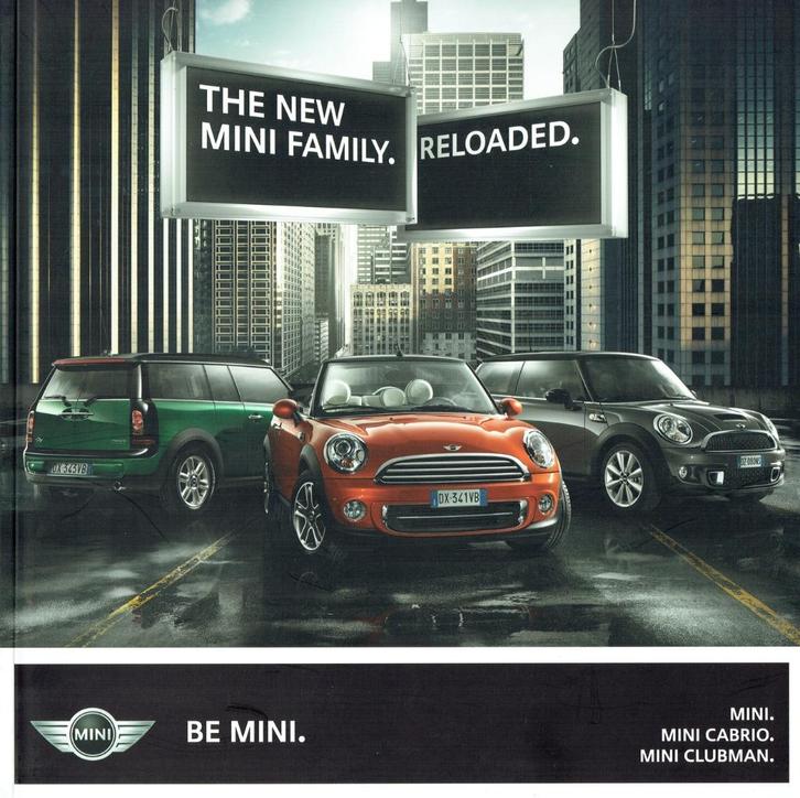 Folder Mini, Mini Cabrio & Mini Clubman (2010), Boeken, Auto's | Folders en Tijdschriften, Zo goed als nieuw, Overige merken, Verzenden