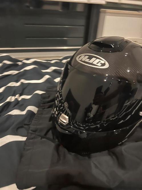 HJC Rpha 90s carbon systeemhelm maat M, Motoren, Kleding | Motorhelmen, Systeemhelm, HJC, Tweedehands, Ophalen of Verzenden