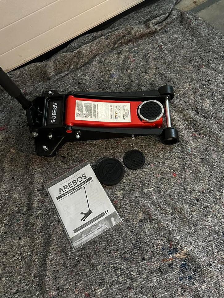 Arebos Garagekrik - Zo Goed Als Nieuw, Auto diversen, Krikken, Zo goed als nieuw, Garagekrik, Hydraulisch, Ophalen of Verzenden