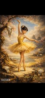 Ballerina in geel! 100 bij 40., Verzenden