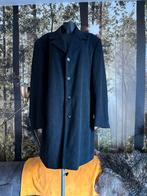Elegante donkergrijze herenjas - Maat L, Maat 52/54 (L), Cashmere, Mantel, Zwart