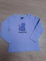 ZGAN paarse longsleeve kat Terstal Mt 74, Kinderen en Baby's, Babykleding | Maat 74, Meisje, Terstal, Ophalen of Verzenden, Zo goed als nieuw