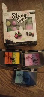 Stempels met inkt, Ophalen, Gebruikt, Knutselen