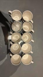 10 witte koffiekopjes, Ophalen, Gebruikt, Kop(pen) en/of Schotel(s)