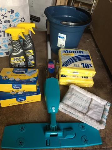 Te koop schoonmaakpakket beschikbaar voor biedingen