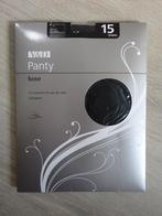 Nieuwe luxe panty - zwart - 15 denier - maat 40-42., Ophalen, V&D, Zwart, Nieuw