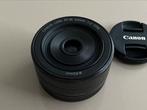 Canon EF-M 22mm f/2 STM prime pancake lens, Verzenden, Gebruikt, Standaardlens