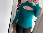 Turquoise trui, Kleding | Dames, Truien en Vesten, Ophalen of Verzenden, Zo goed als nieuw, Maat 38/40 (M), Blauw