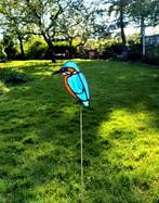 ijsvogel tuinsteker glas in lood tiffany, Ophalen, Nieuw