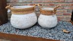 NIEUW Rieten manden 2x - nooit gebruikt, Ophalen, Mand, Rond, Nieuw