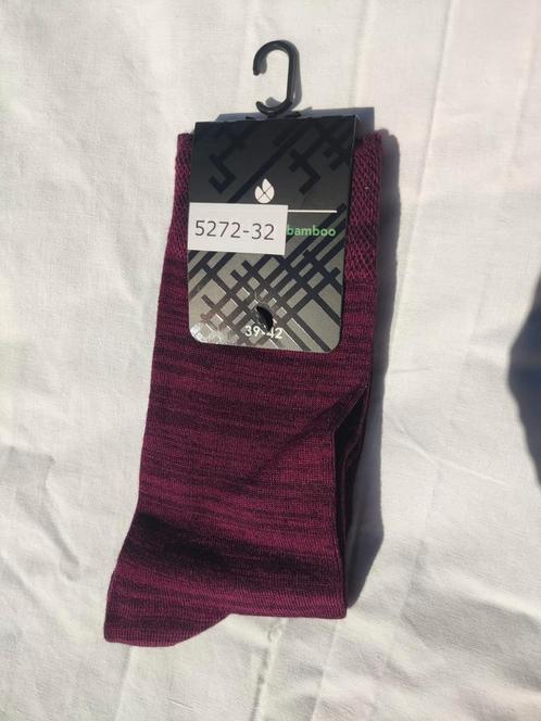 5 pak bamboe sokken paars met streep 39-42 NIEUW, Kleding | Heren, Sokken en Kousen, Nieuw, Maat 39 t/m 42, Overige kleuren, Ophalen of Verzenden