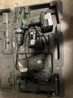 Hitachi Accuboor Set met Zaklamp en 2 Accu's, Doe-het-zelf en Verbouw, Gereedschap | Boormachines, Gebruikt, Variabele snelheid
