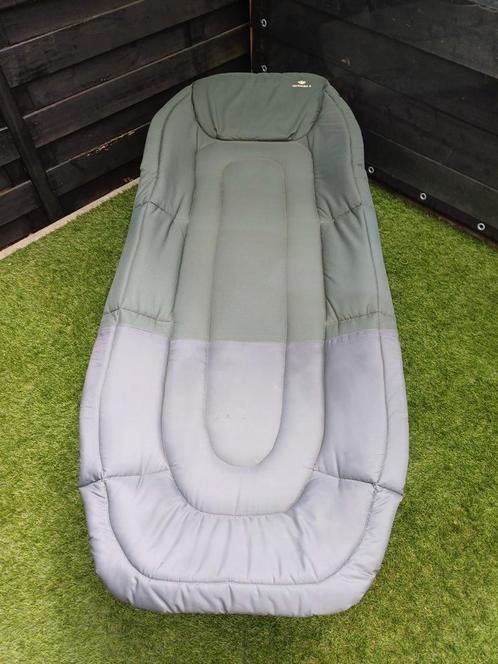 Vis lig/zit stoel Defender 3, Watersport en Boten, Hengelsport | Karpervissen, Zo goed als nieuw, Overige typen, Ophalen