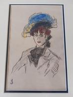 Originele tekening – Jan Sluijters (1881–1957), Ophalen of Verzenden