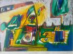 Zeefdruk Geert Vrijdag - Tigris, Antiek en Kunst, Kunst | Litho's en Zeefdrukken, Verzenden