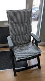 4 tuinstoelen met kussens, Huis en Inrichting, Fauteuils, Ophalen, Gebruikt