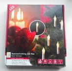Kerstboomverlichting - kaarsverlichting - led - warm wit, Ophalen of Verzenden, Zo goed als nieuw