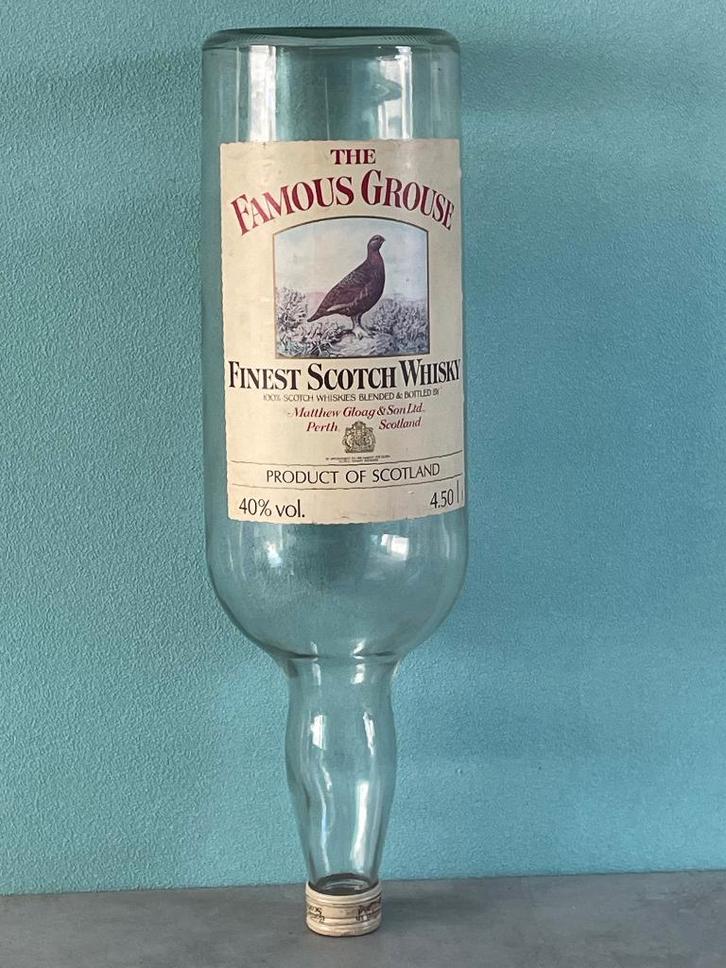 The Famouse Grouse Finest Scotch Whisky 4,5 liter..., Verzamelen, Wijnen, Gebruikt, Overige typen, Overige gebieden, Ophalen