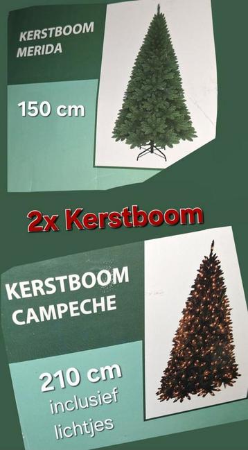 🎄 2x Kerstboom + Lichtjes 🎄 Kunst Boom Kerst Led Lampjes beschikbaar voor biedingen